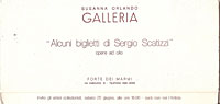 “Alcuni biglietti di Sergio Scatizzi”