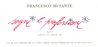 Francesco Musante “Sogni e professioni”