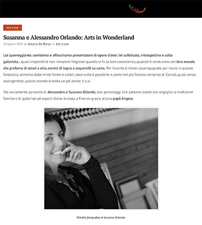 Susanna e Alessandro Orlando: Arts in Wonderland